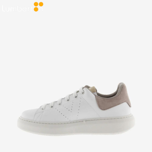 Bamba Blanca Talón Beige... 2