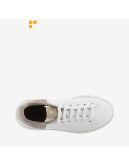Bamba Blanca Talón Beige 1263101B