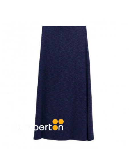 Falda SYSTEMACTION Azul Midi Jaspeada Canalé FA915