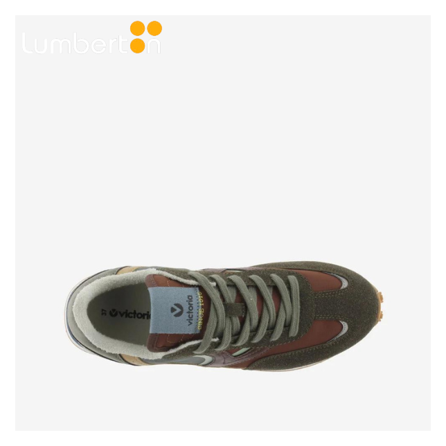 Bamba multicolor verde/marrón 1136102K