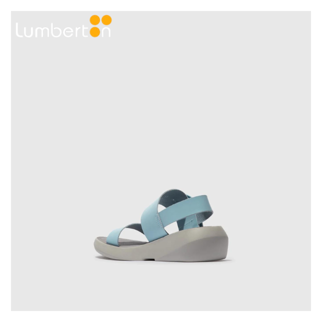 SANDALIA HEBILLA  AZUL BANIA