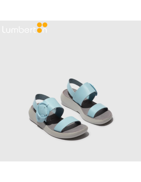 SANDALIA HEBILLA  AZUL BANIA