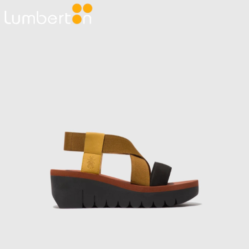 Sandalia tiras marrón i...