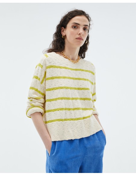 JERSEI RAYAS DOS COLORES VERDE/NEGRO JE125CI