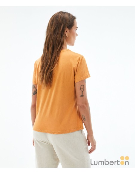 CAMISETA NARANJA MANGA CORTA CT317