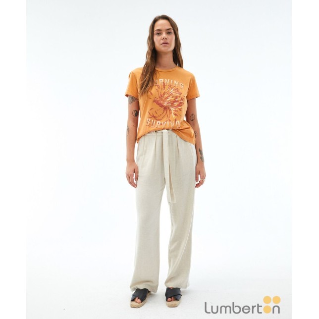 CAMISETA NARANJA MANGA CORTA CT317