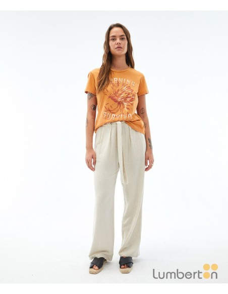 CAMISETA NARANJA MANGA CORTA CT317