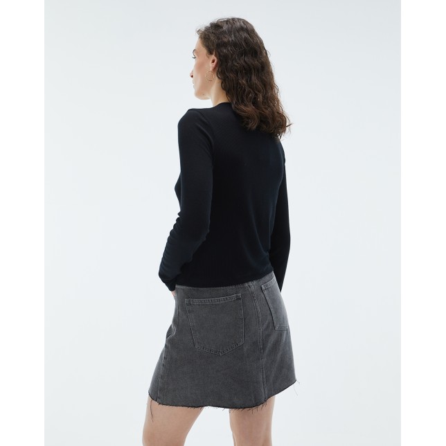 MINIFALDA GRIS OSCURO TACHUELAS FT101CI MINIFALDA GRIS OSCURO TACHUELAS FT101CI