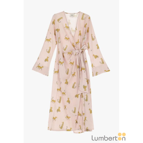 VESTIDO ROSA ANIMAL PRINT...