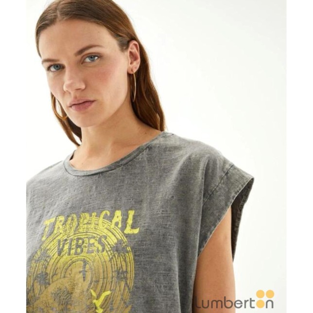 CAMISETA PRINT SUMMER VIBES CT387