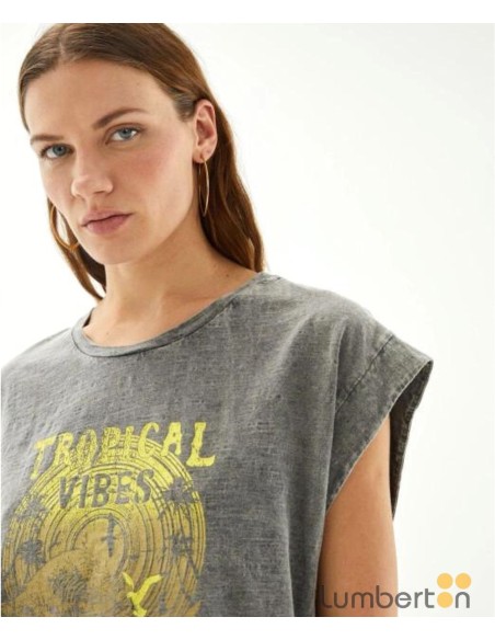 CAMISETA PRINT SUMMER VIBES CT387