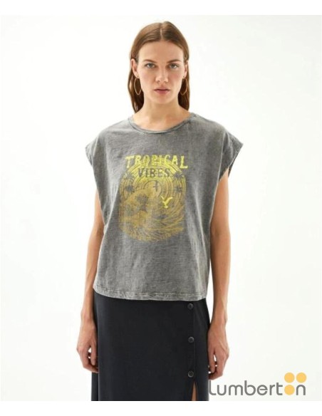 CAMISETA PRINT SUMMER VIBES CT387