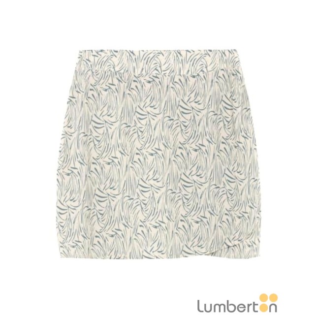 FALDA MINI PAREO ESTAMPADO BICOLOR FA310