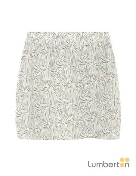 FALDA MINI PAREO ESTAMPADO BICOLOR FA310