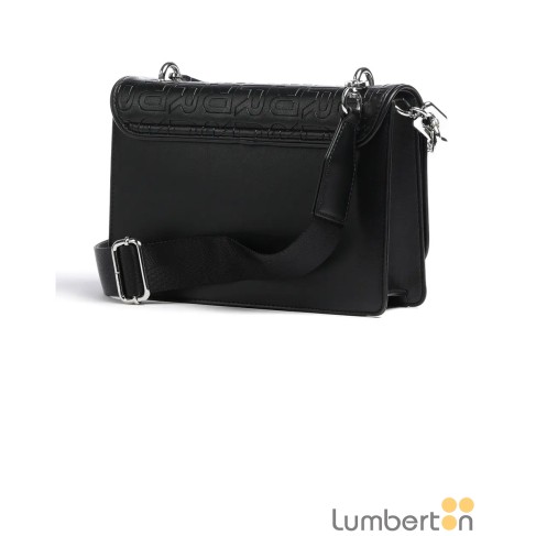 BOLSO NEGRO CADENA PLATA... 2