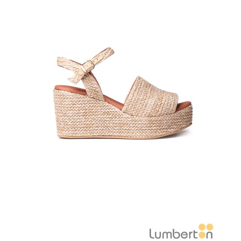 Sandalia beig cáñamo...