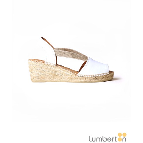 Sandalia esparto blanca...
