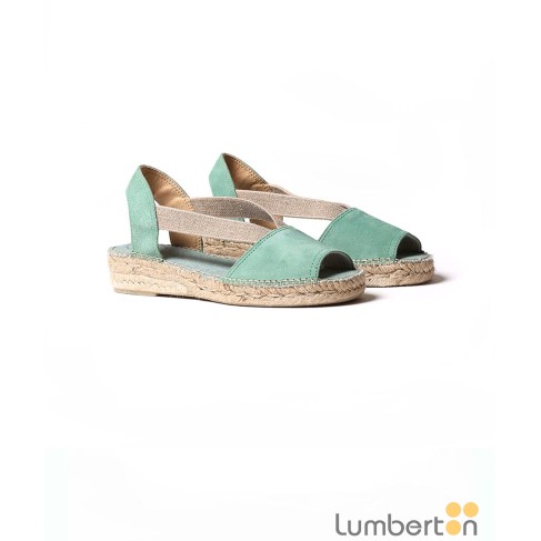 Sandalia verde esparto... 2