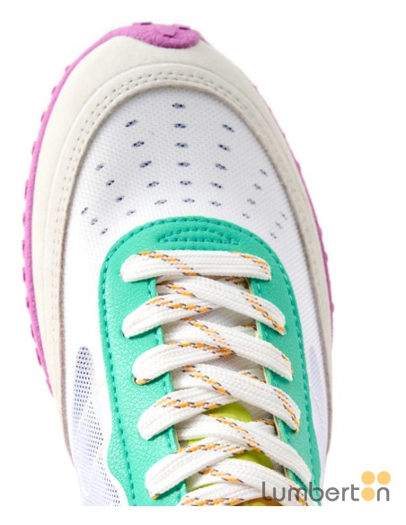 Bamba multicolor de red serraje punta CARDINAM