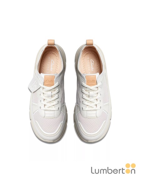 Bamba beig con red y cordones NATUREXB