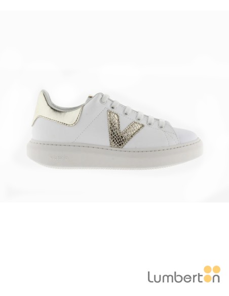 BAMBA BLANCA PLATAFORMA V PLATINO 1263106P
