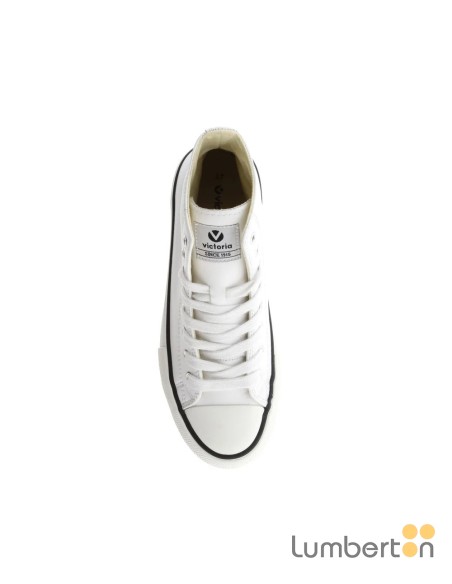 Bambas bota blanca alta 1061101B