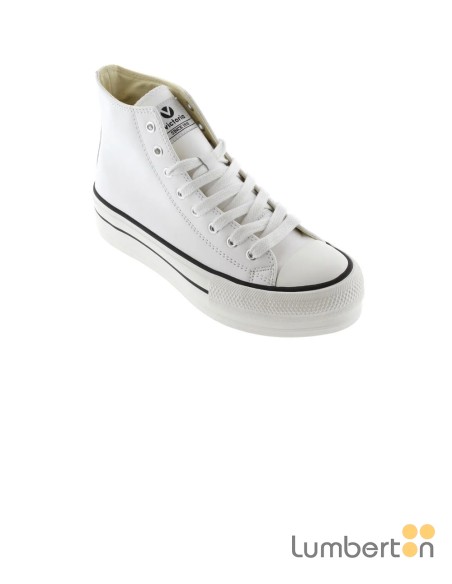 Bambas bota blanca alta 1061101B