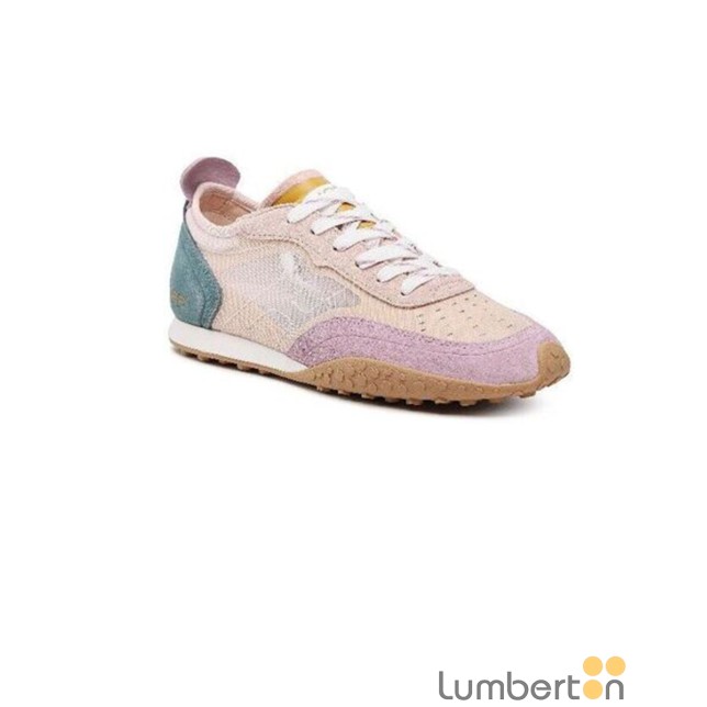 Bamba multicolor de red y serraje...