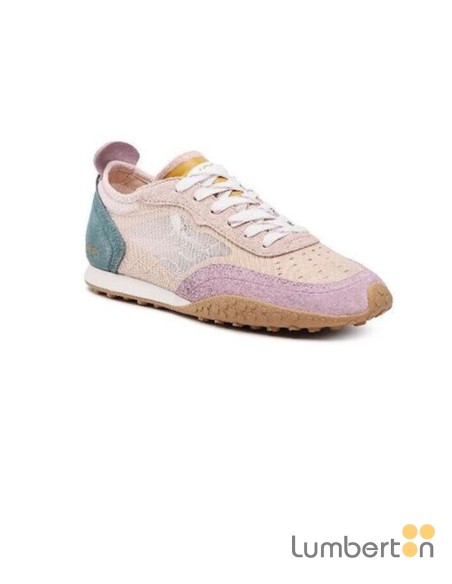 Bamba multicolor de red y serraje FLAMINGM