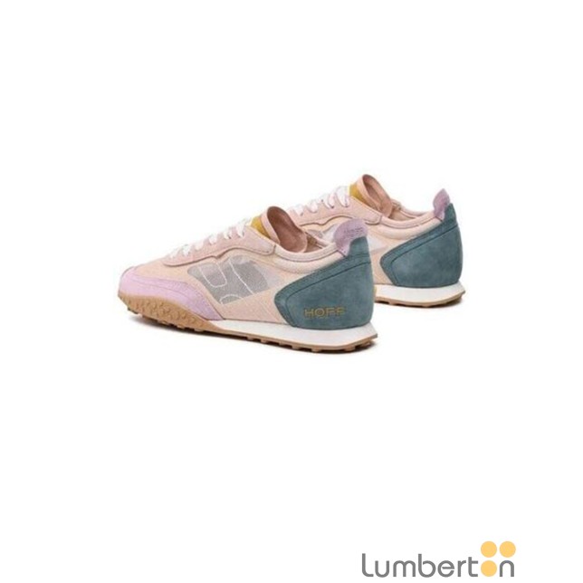 Bamba multicolor de red y serraje...