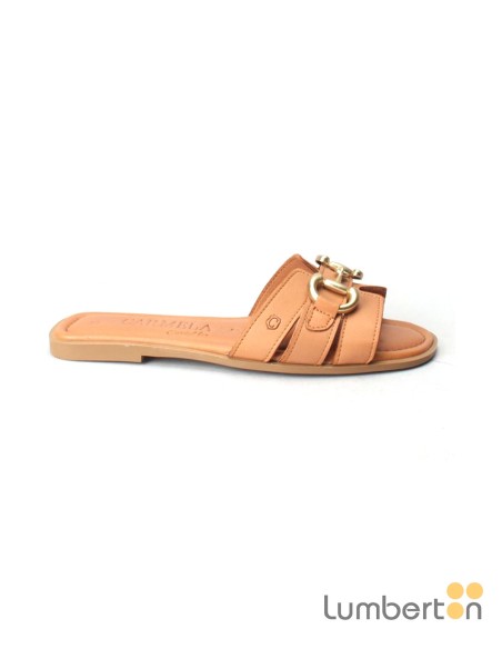 Sandalia camel cadana abierta detrás 161570C