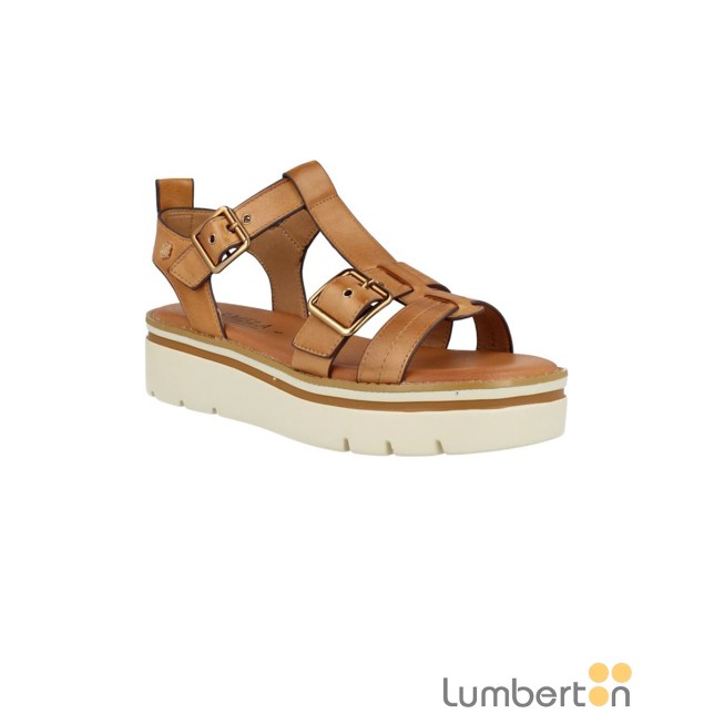 Sandalia dos hebillas camel 161393C Sandalia dos hebillas camel 161393C