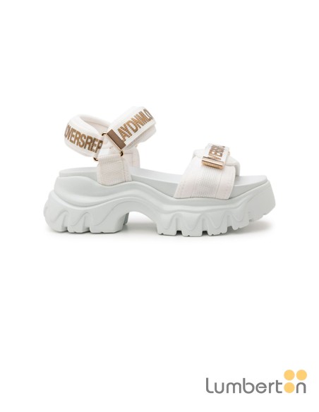 Sandalia truck blanca tiras velcro JUYCEB