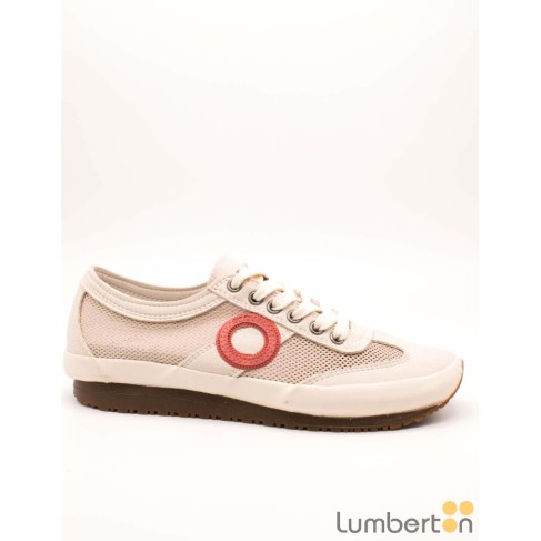 Zapatillas caladas beig con...