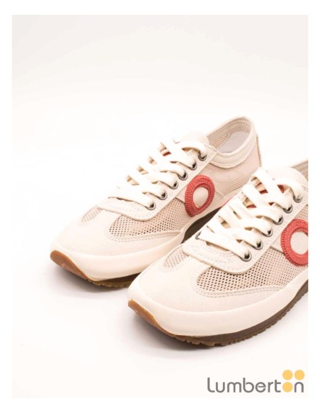 Zapatillas caladas beig con suela JOANWAN
