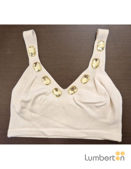 Top de tirantes blanco pedreria DI24T19.90B