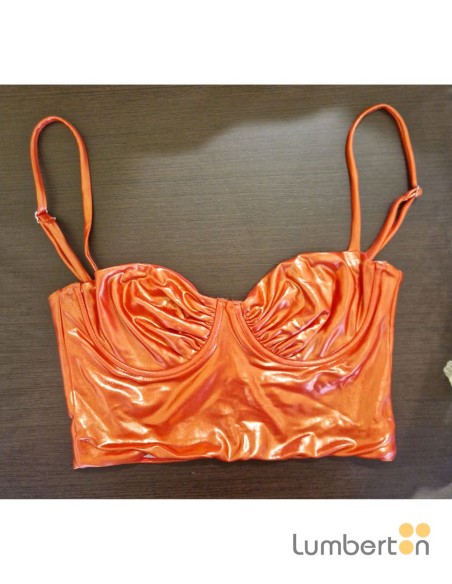 Top de tirantes naranja eléctrico DI24T19.90N