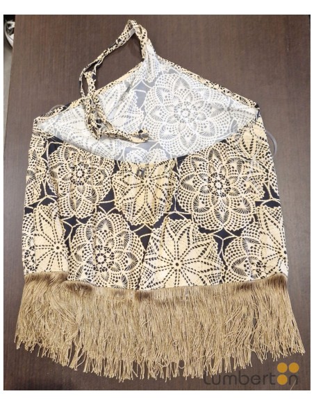 Top espalda descubierta flecos DI24T19.90RAN