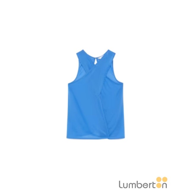 Top azul cuello halter CFMO19.90A