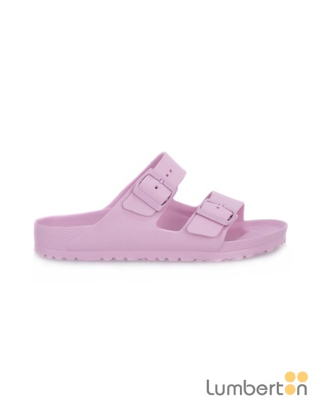 Chancla rosa goma dos hebillas EVA