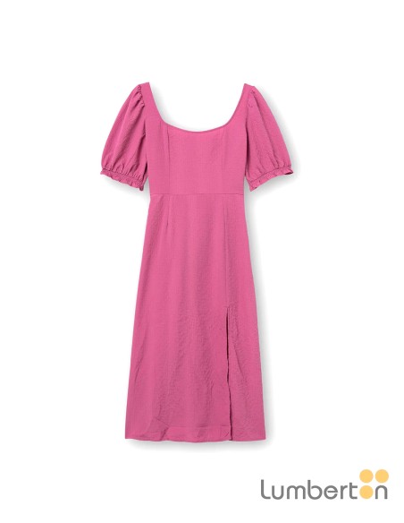 VESTIDO MIDI ROSA FUCSIA JASMINER