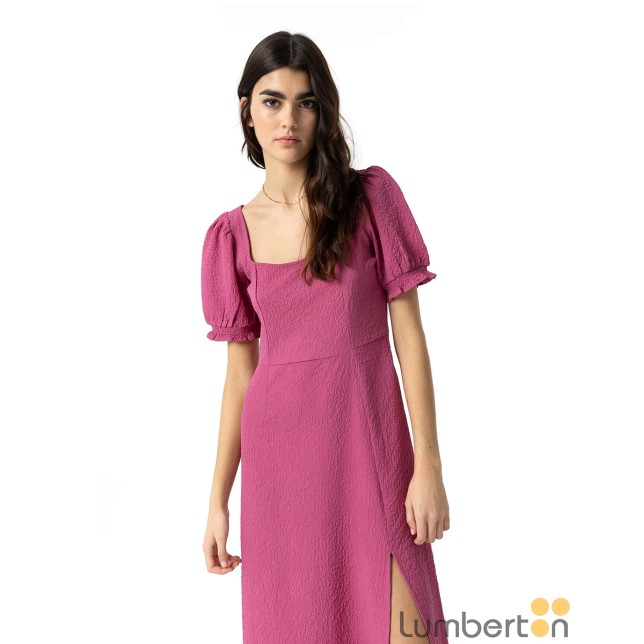 VESTIDO MIDI ROSA FUCSIA JASMINER VESTIDO MIDI ROSA FUCSIA JASMINER