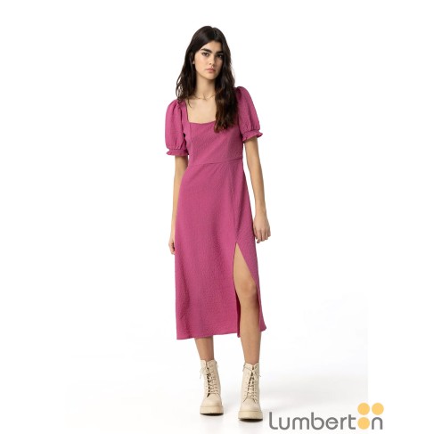 VESTIDO MIDI ROSA FUCSIA...