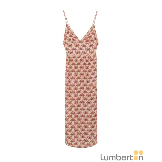 Vestido print floral rosa VE343 Vestido print floral rosa VE343