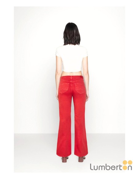 Tejano color coral  Pepe Jeans Flare