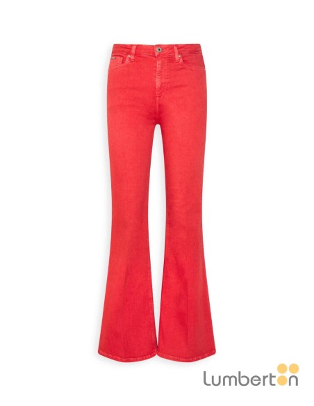 Tejano color coral  Pepe Jeans Flare