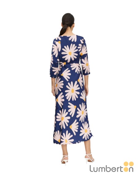 Vestido midi 2/4 margaritas Compañía fantástica 11300A