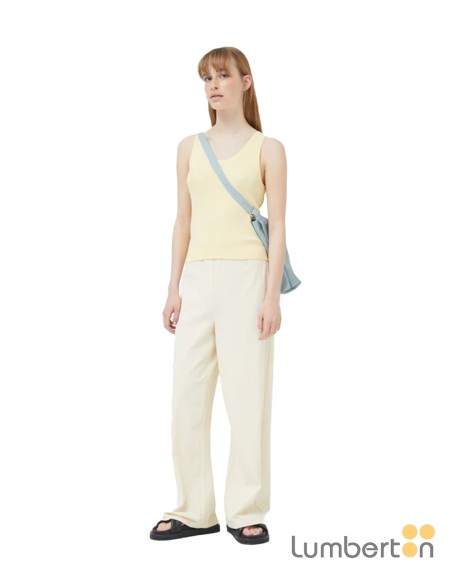 Pantalón largo ancho blanco Compañía fantástica 12117B