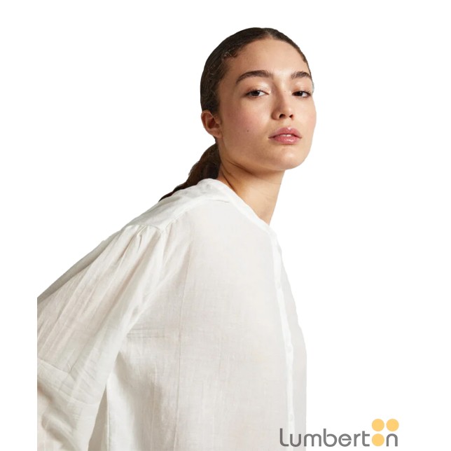 Camisa manga larga algodón fino Pepe...