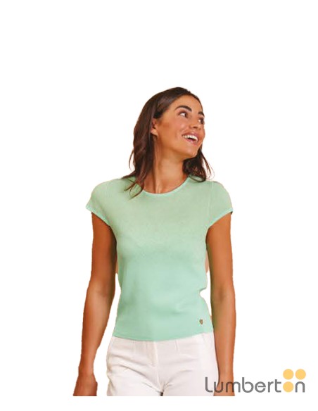 Jersey punto m/c lurex Lolita 011S